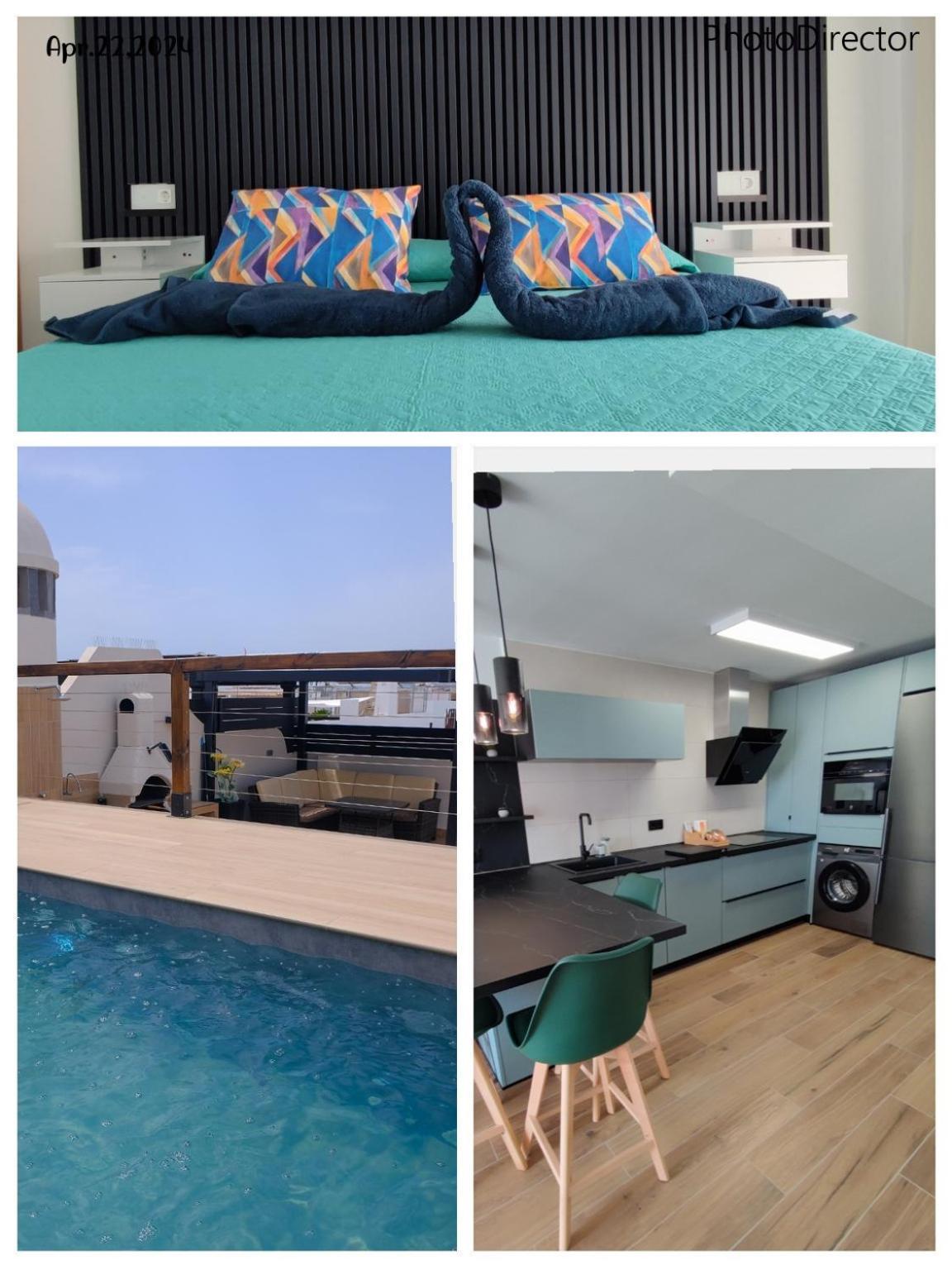 El Atico De Teresa Con Piscina Privada Climatizada A 250M Playa Apartment Vera Ngoại thất bức ảnh